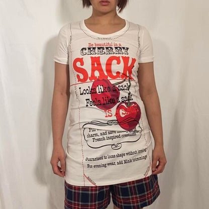 Sonia Rykiel “cherry sack” t shirt dress