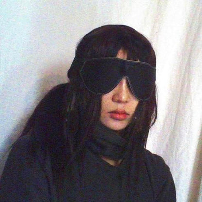 Number (N)ine leather blindfold eyemask