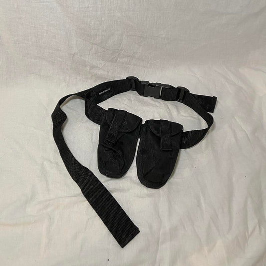 Milkboy black adjustable waist belt bags