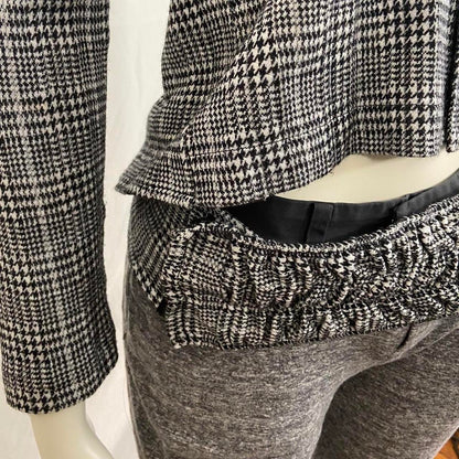 Comme des Garcons AD1999 Tricot houndstooth cummerbund sweater