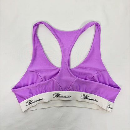 Blumarine Spring 2019 RTW lavender purple racerback bralette