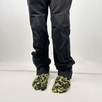 A Bathing Ape BAPE cotton tabi room shoes