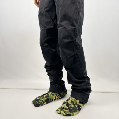 A Bathing Ape BAPE cotton tabi room shoes