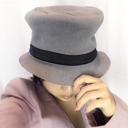 Issey Miyake Man knit grey top hat