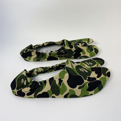 A Bathing Ape BAPE cotton tabi room shoes