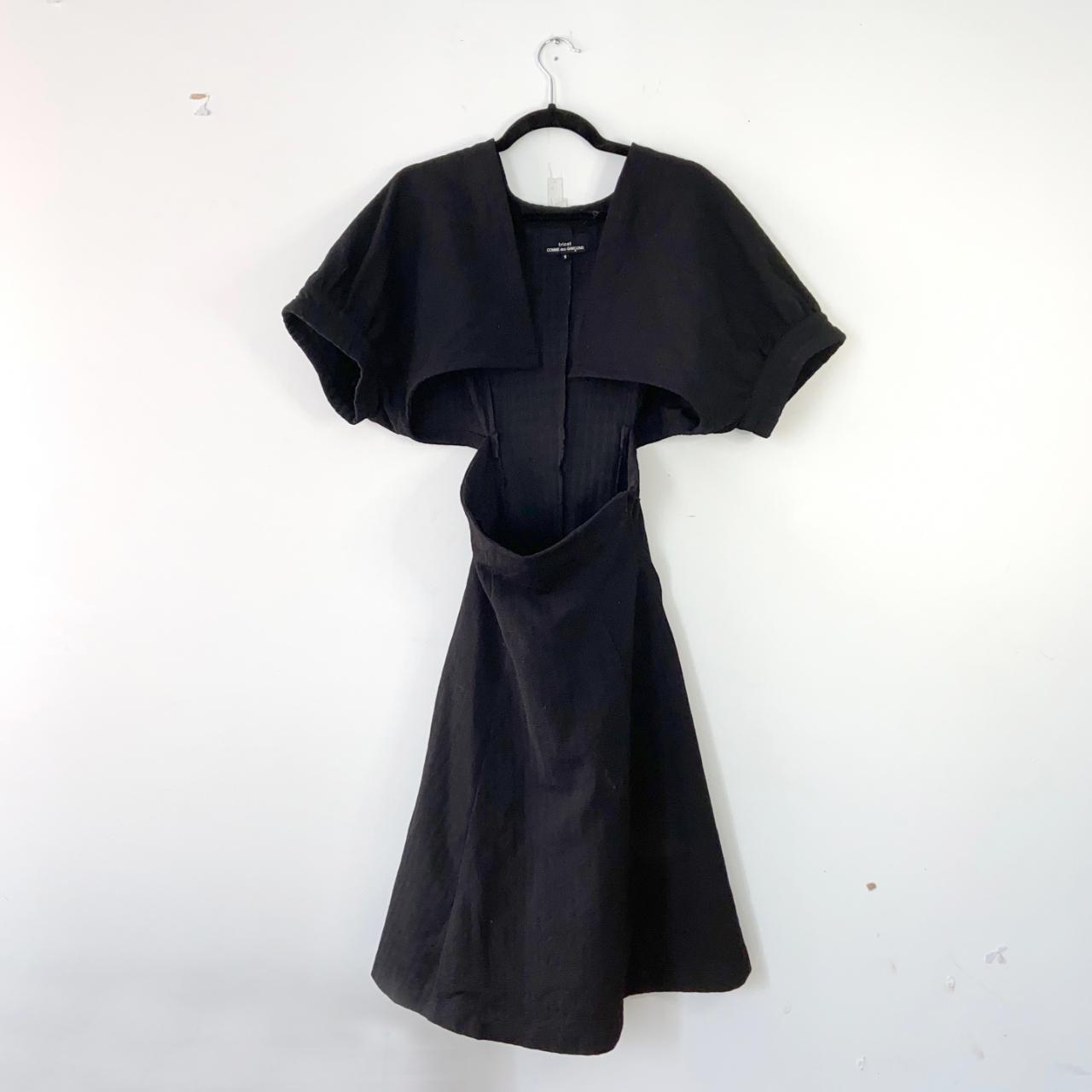 Comme des Garcons tricot AD1990 black open-chest dress