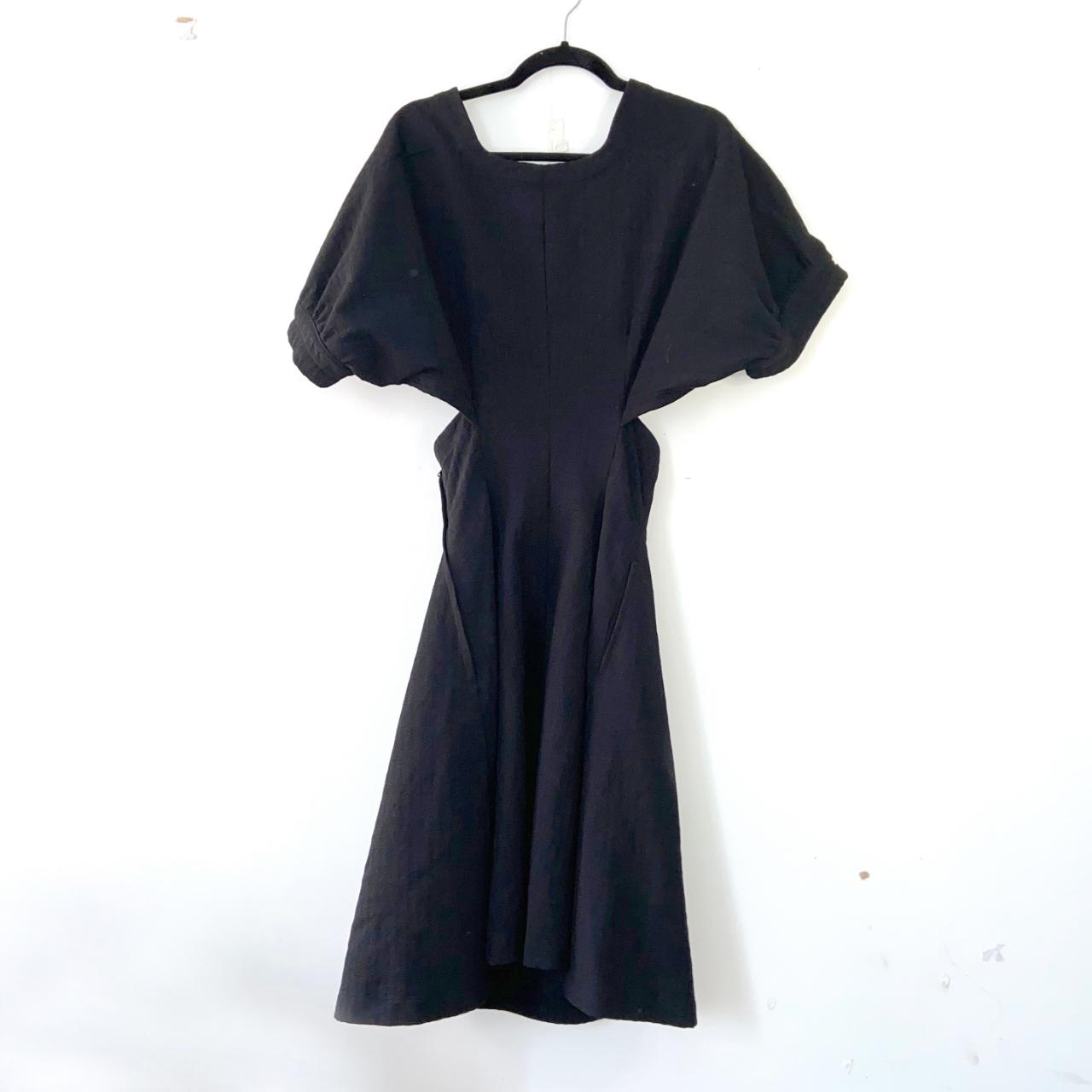 Comme des Garcons tricot AD1990 black open-chest dress