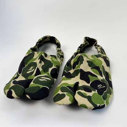 A Bathing Ape BAPE cotton tabi room shoes