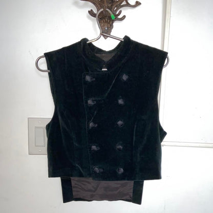 Comme des garcons AD1988 velvet button up vest