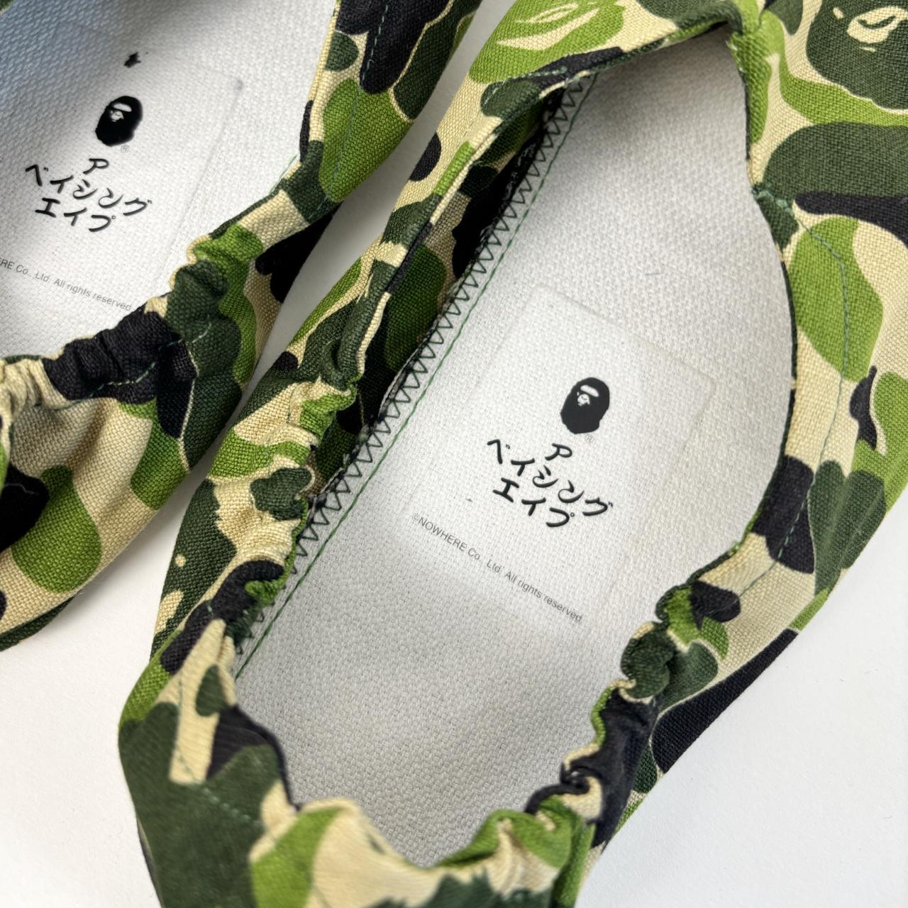 A Bathing Ape BAPE cotton tabi room shoes