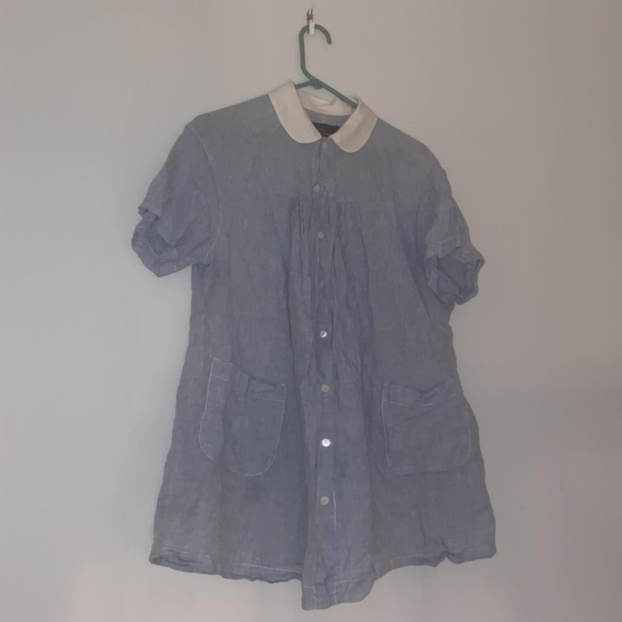 Comme des Garcons tricot AD2011 linen oversized shirt dress